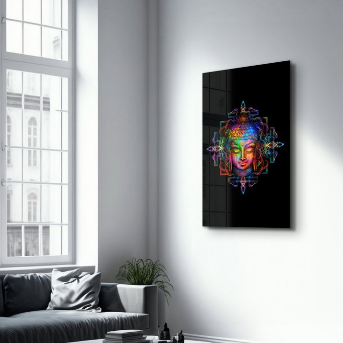 Wallity Pintura Decorativa de Vidrio Templado Multicolor 46 x 72 cm Wallity Pintura Decorativa de Vidrio Templado Multicolor 46 x 72 cm